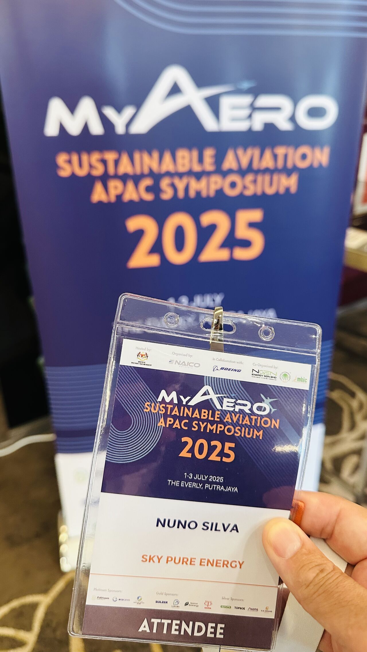 🌍✈️ Sky Pure Energy at the MyAero Sustainable Aviation APAC Symposium – Malaysia